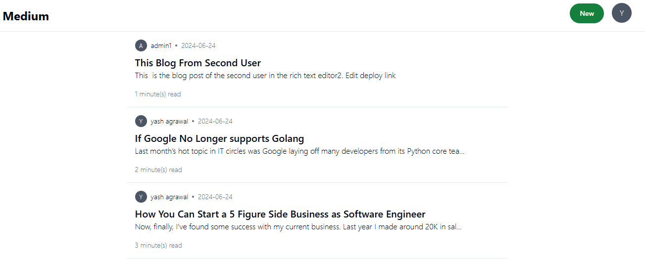 blogging Commerce preview