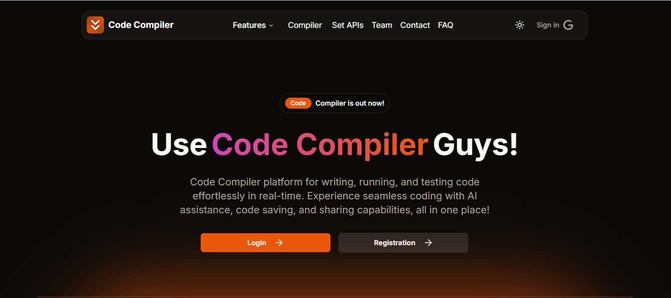 Code Compiler preview