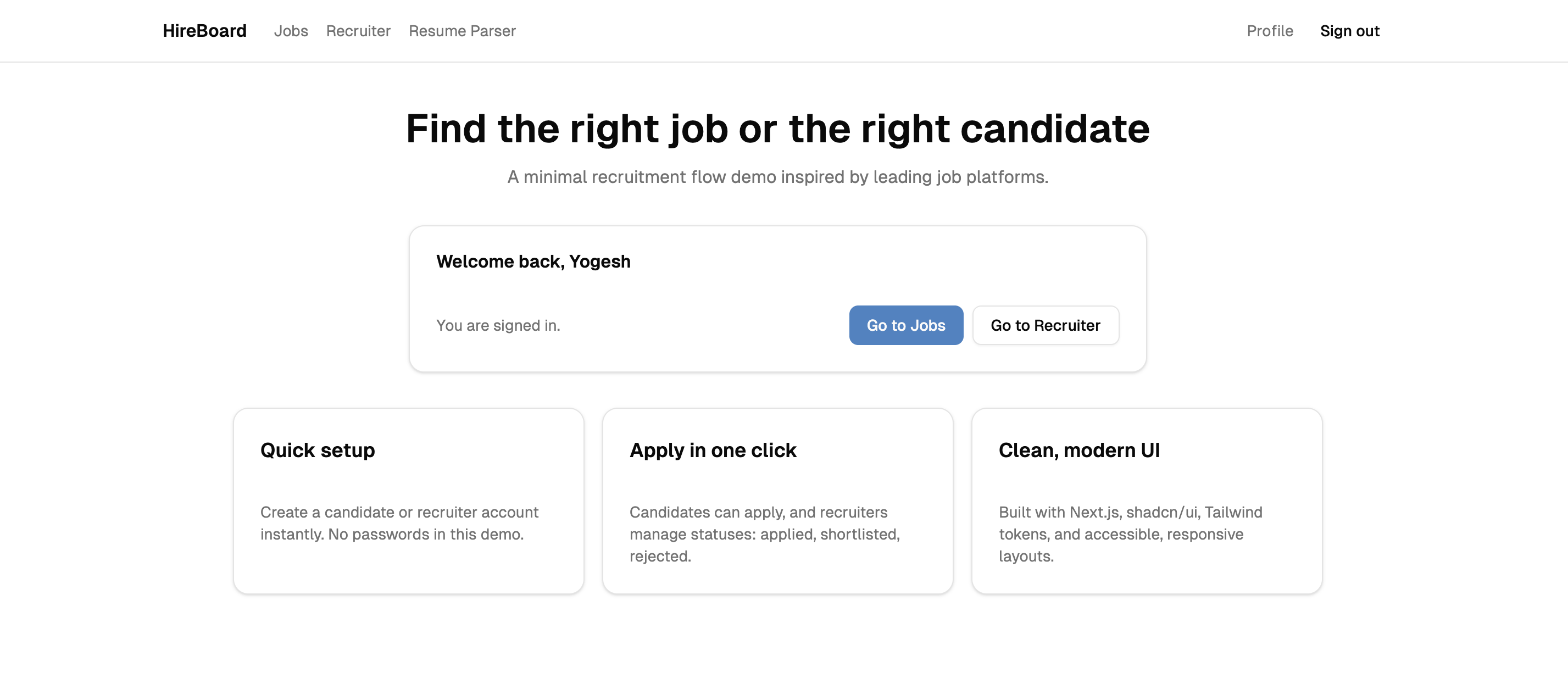 Jobs Platform preview